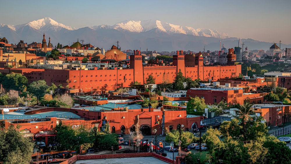 A,Breathtaking,Photo,Of,Marrakech,City,In,Morocco