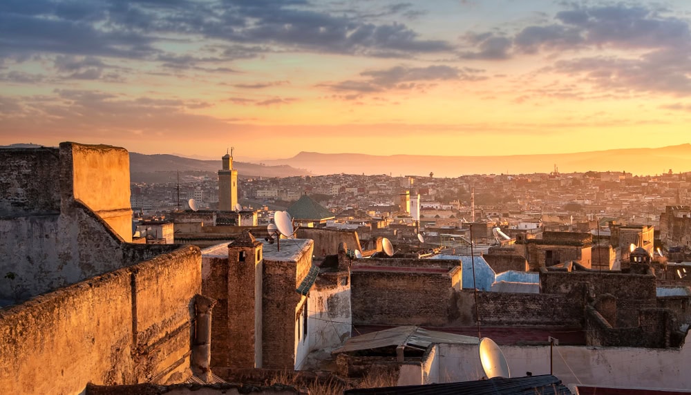 The,Old,Medina,In,Fez,(fes,El,Bali),,Morocco,At